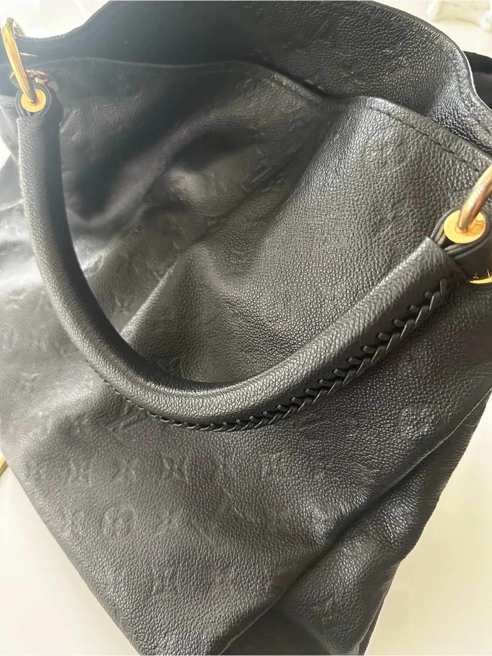 Louis Vuitton Monogram Empreinte Hobo Bag